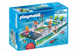 Playmobil 9233 Barca a fondo trasparente con motore sub