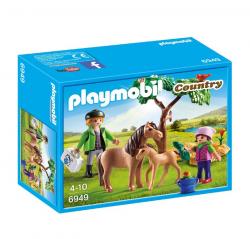 Playmobil 6949 Playmobil Maneggio dei pony 6949 Veterinario dei Pony