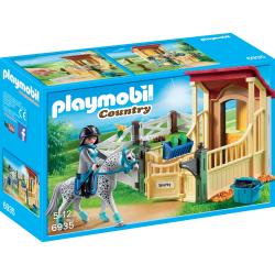 Playmobil 6935 PÃ©laymobil Country Stalla con cavallo Appaloosa