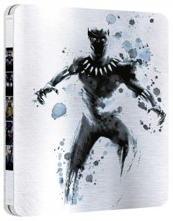 BLACK PANTHER Steelbook(Blu ray 3D + Blu ray 2D