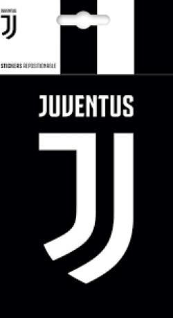 Juventus Pvc Sticker Logo Black