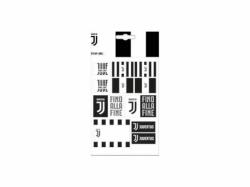 Juventus Sticky Labels Graphic