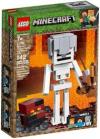 Lego Minecraft 8+ 21150 Maxi-figure dello scheletro con cubo di magma