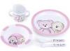 Set Pappa Cremino rosa