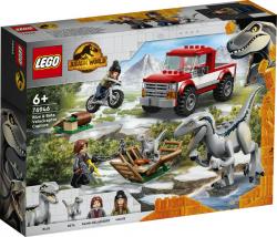 Lego Jurassic World 76946 La cattura dei Velociraptor Blue e Beta