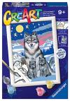 CreArt Serie E Classic - Lupi al chiaro di luna