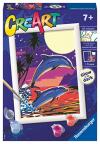 CREART SERIE E CLASSIC DELFINI AL CHIARO DI LUNA